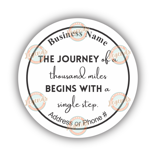 The Journey of a Thousand Miles (B&W)