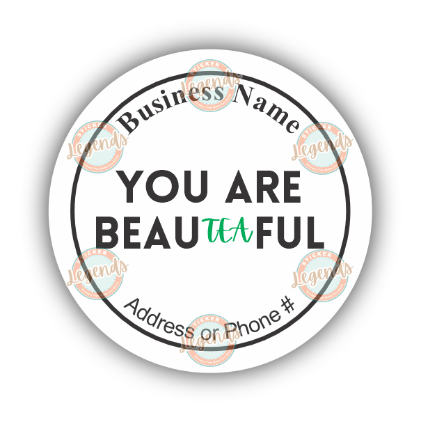 You Are BeauTEAful (B&W)
