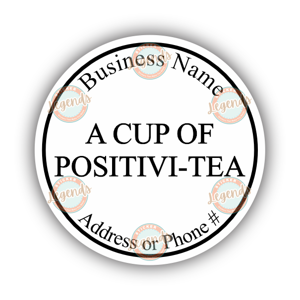 A Cup of Positivi-Tea (B&W)