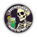 Skeleton With Drink
