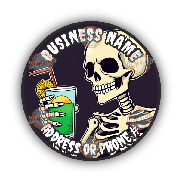 Skeleton With Drink