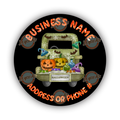 Green Halloween Truck