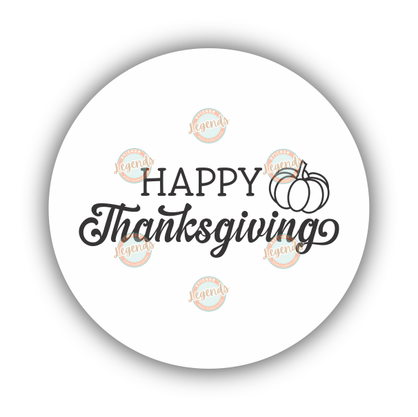 Happy Thanksgiving (B&W)